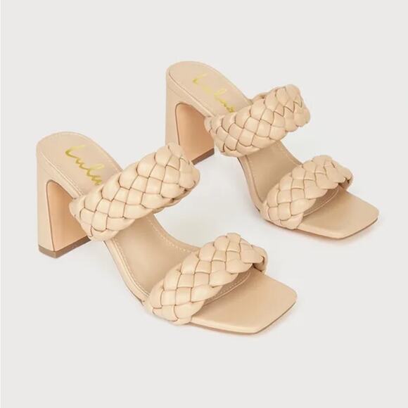 Lulu’s Louella Light Nude High Heel Sandals - Picture 2 of 16